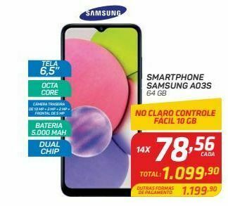 GBarbosa Smartphone samsung a03s oferta