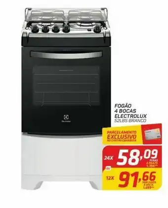 GBarbosa Fogão 4 bocas electrolux oferta
