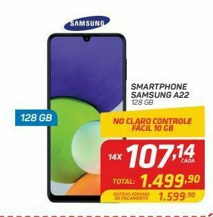GBarbosa Smartphone samsung a22 oferta