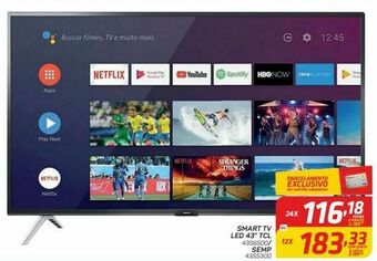 GBarbosa Smart tv led 43” tcl oferta