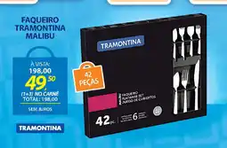 Lojas Cem Faqueiro tramontina malibu oferta