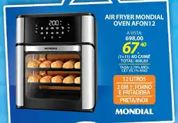Lojas Cem Air fryer mondial oven afon12 oferta