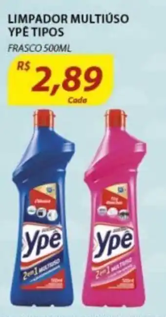 Assaí Atacadista Limpador Multiuso Ype Tipos 500ml oferta
