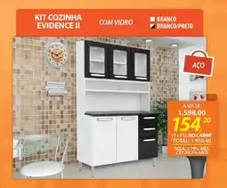 Lojas Cem Kit cozinha evidence ii oferta