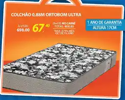 Lojas Cem Colchão 0,88m ortobom ultra oferta