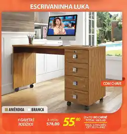 Lojas Cem Escrivaninha luka oferta