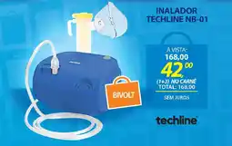 Lojas Cem Inalador techline nb-01 oferta