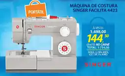 Lojas Cem Máquina de costura singer facilita 4423 oferta