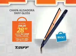 Lojas Cem Chapa alisadora taiff gloss oferta