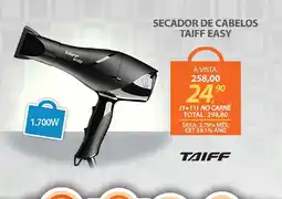 Lojas Cem Secador de cabelos taiff easy oferta