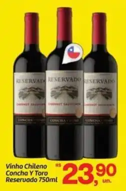 Fort Atacadista Vinho Chileno Concha Y Toro Reservado oferta
