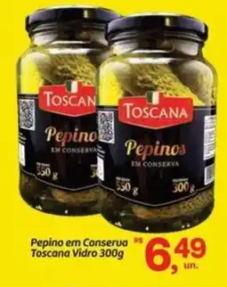 Fort Atacadista Pepino em Conserva Toscana Vidro oferta