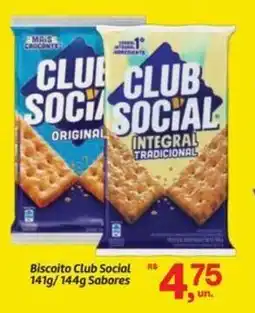 Fort Atacadista Biscoito Club Social Sabores oferta