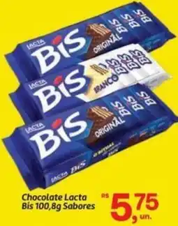 Fort Atacadista Chocolate Lacta Bis Sabores oferta