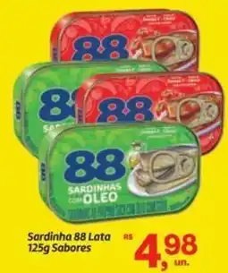 Fort Atacadista Sardinha 88 Lata Sabores oferta