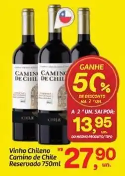 Fort Atacadista Vinho Chileno Camino de Chile Reservado oferta