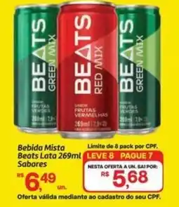 Fort Atacadista Bebida Mista Beats Lata Sabores oferta