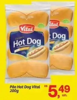 Fort Atacadista Pão Hot Dog Vital oferta