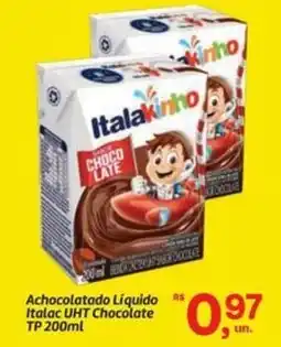 Fort Atacadista Achocolatado Líquido Italac UHT Chocolate TP oferta