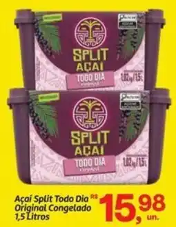 Fort Atacadista Açaí Split Todo Dia Original Congelado oferta