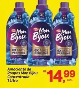 Fort Atacadista Amaciante de Roupas Mon Bijou Concentrado oferta