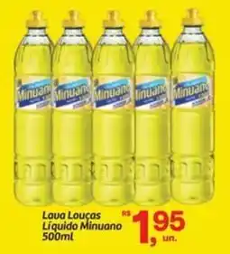 Fort Atacadista Lava Louças Líquido Minuano oferta