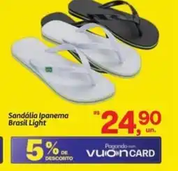 Fort Atacadista Sandália Ipanema Brasil Light oferta
