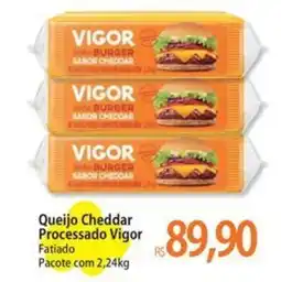 Atacadão Queijo Cheddar Processado Vigor Fatiado oferta