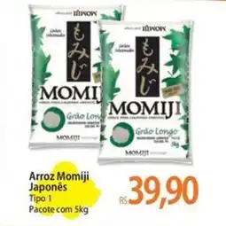 Atacadão Arroz Momiji Japonês Tipo 1 Pacote oferta