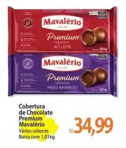 Atacadão Cobertura de Chocolate Premium Mavalério Vários sabores Barra oferta