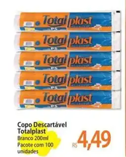 Atacadão Copo Descartável Totalplast oferta