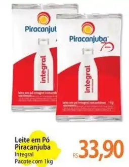 Atacadão Leite em Pó Piracanjuba Integral Pacote oferta