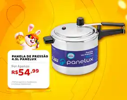 Casa e Vídeo PANELA DE PRESSÃO 4.5L PANELUX oferta