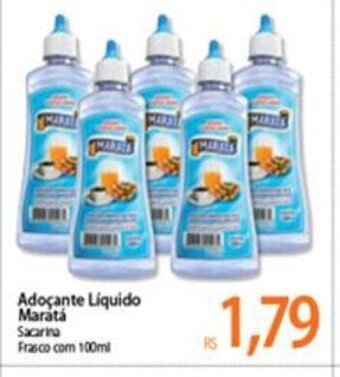 Atacadão Adocante Liquido Marata 100ml oferta