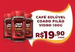 Bahamas Supermercados Café solúvel coado pilão vidro oferta