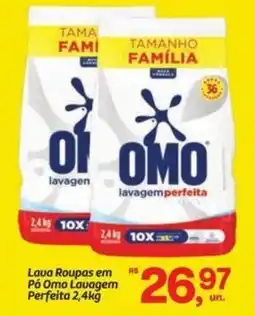 Fort Atacadista Lava Roupas em Pó Omo Lavagem Perfeita oferta