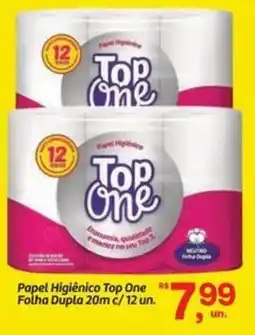 Fort Atacadista Papel Higiênico Top One Folha Dupla 20m c/12 un. oferta