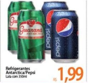 Atacadão Refrigerantes Antarctica/ Pepsi 350ml oferta
