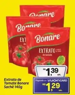Fort Atacadista Extrato de Tomate Bonare Sachê oferta