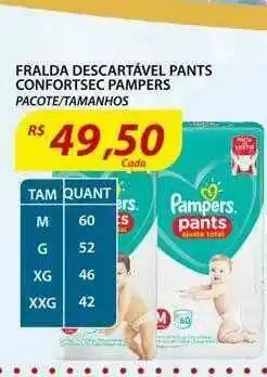 Fralda Descartável Pants Confortsec Pampers