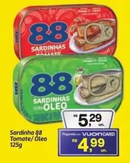 Fort Atacadista Sardinha 88 Tomate/Óleo oferta
