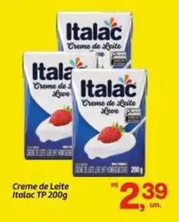 Fort Atacadista Creme de Leite Italac TP oferta