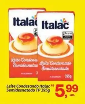 Fort Atacadista Leite Condesando Italac Semidesnatado TP oferta