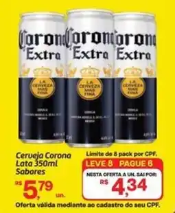 Fort Atacadista Cerveja Corona Lata Sabores oferta