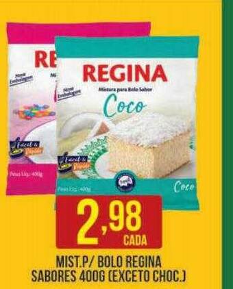 Mist.p Bolo Regina Sabores Exceto Choc.
