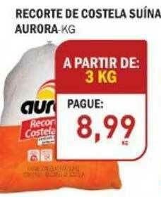 Decisão Atacarejo Recorte De Costela Suína Aurora oferta