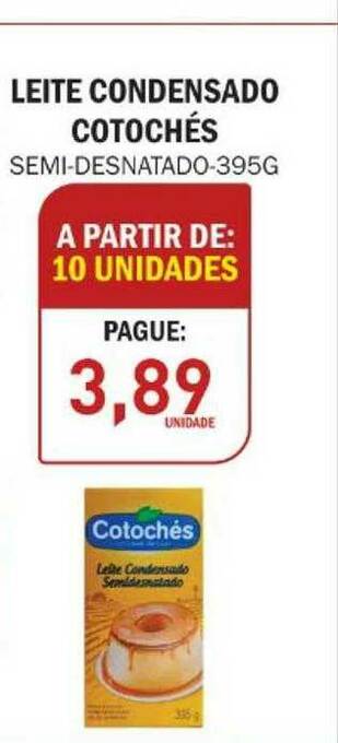 Decisão Atacarejo Leite Condensado Cotochés oferta