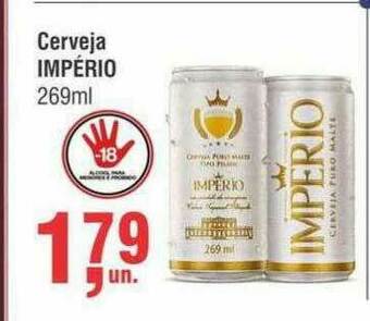 Higa Atacado Cerveja Império oferta
