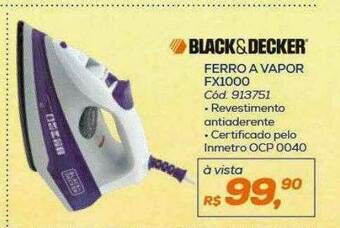 Black&decker Ferro A Vapor Fx1000