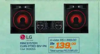 Lojas Colombo Mini System Cl65-ptro-biv-pn Lg oferta